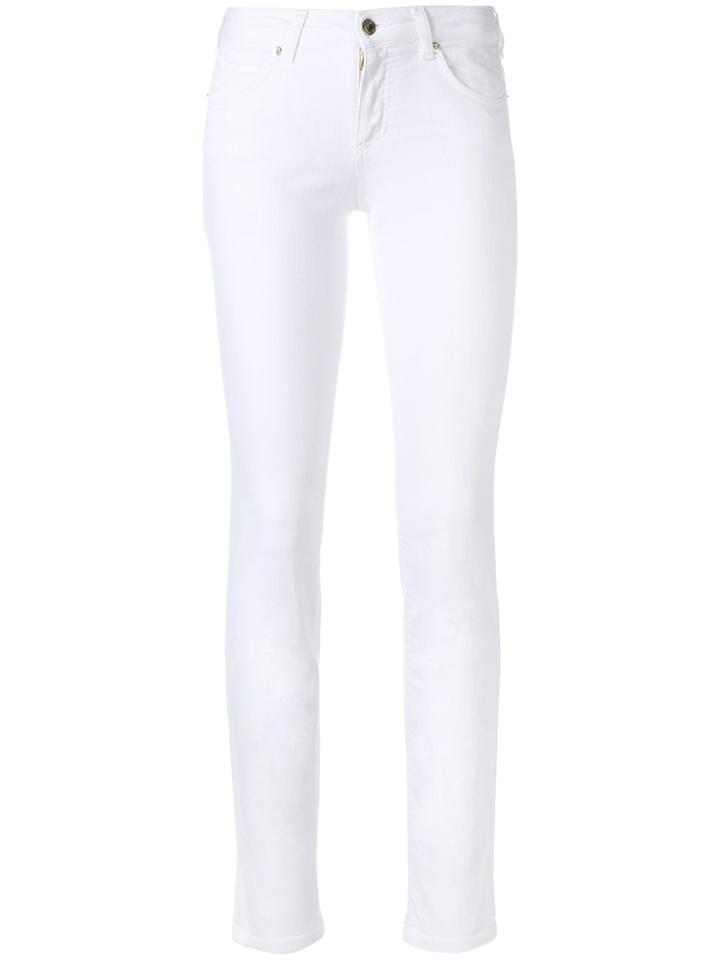 Versace Collection Slim Fit Jeans - White