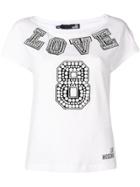 Love Moschino Love 8 T-shirt - White