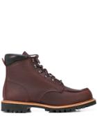 Red Wing Shoes Sawmill Lace-up Combat Boots - Brown