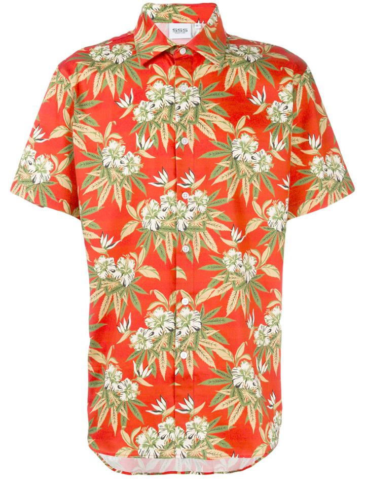 Sss Word Corp Vice Short Sleeved Shirt - Yellow & Orange