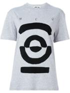 Mcq Alexander Mcqueen Tribal Markings Print T-shirt, Women's, Size: Large, Grey, Cotton