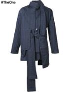Craig Green Padded Asymmetric Jacket, Men's, Size: Small, Blue, Nylon