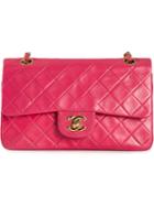Chanel Vintage Small Double Flap Bag, Women's, Pink/purple