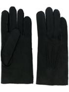 A.p.c. Shearling Gloves - Black
