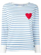 Chinti And Parker 'breton' Sweatshirt, Women's, Size: Medium, White, Cotton