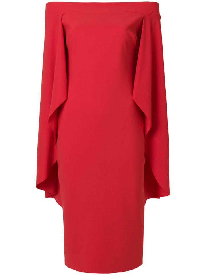 Chiara Boni La Petite Robe Cape Dress - Red