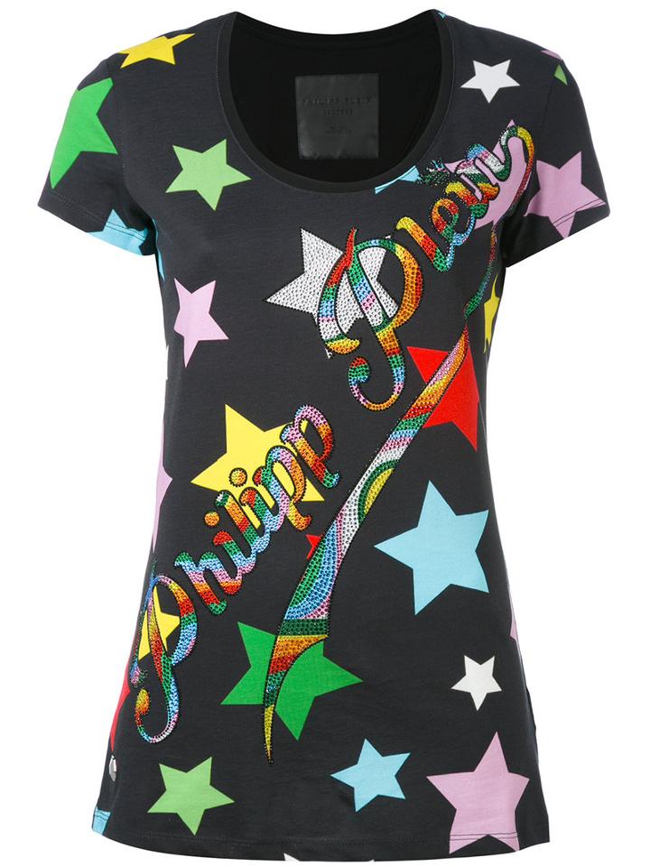 Philipp Plein - Kennoway T-shirt - Women - Cotton - M, Black, Cotton