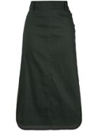Des Prés Slit Detail Skirt - Black