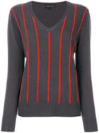 Cashmere In Love Sanem Striped Jumper - Grey