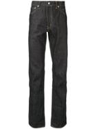 Visvim Contrast Stitch Straight Jeans - Blue