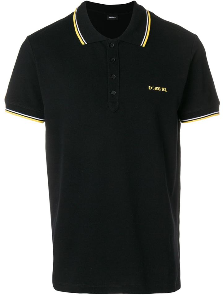 Diesel T-randy Polo Shirt - Black