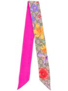 Gucci Gg Printed Scarf - Pink