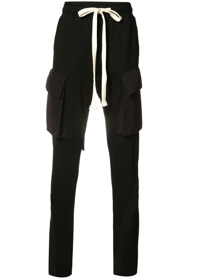Bmuet(te) - Cargo Pocket Sweat Pants - Men - Cotton - 48, Black, Cotton