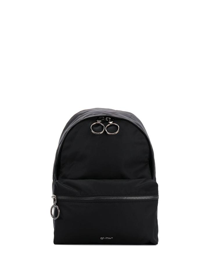 Off-white Industrial Logo Backpack - Black