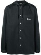 Kenzo Hooded Shirt Jacket - Black