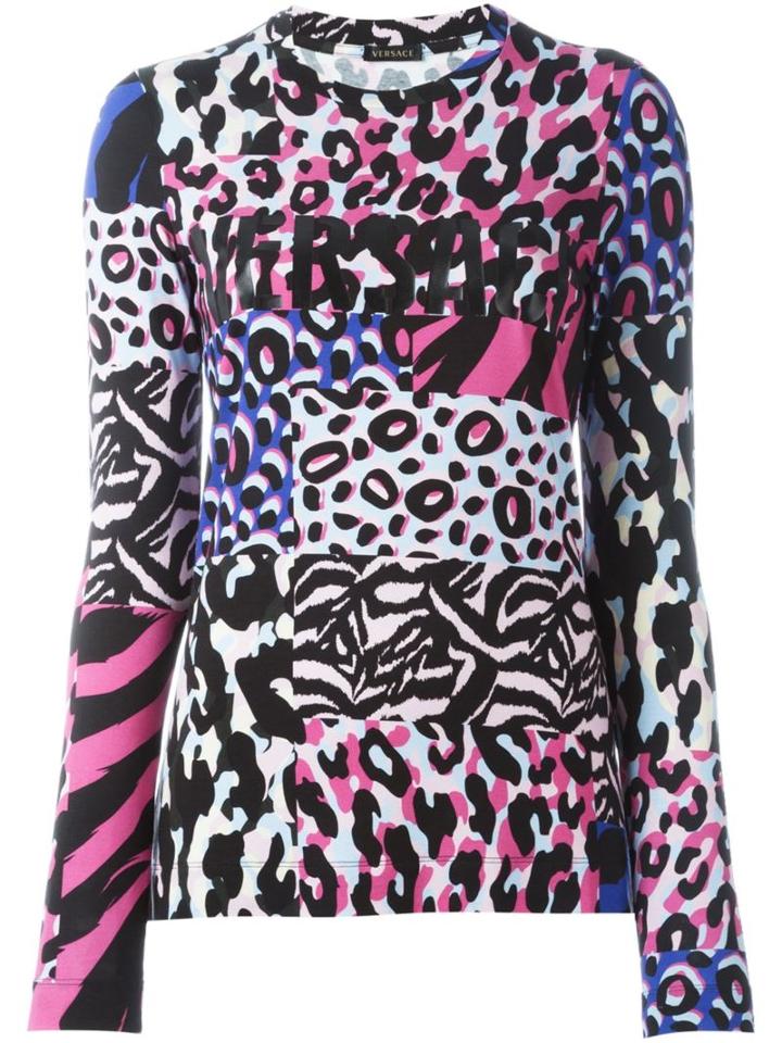 Versace 'wild Patch' Long Sleeved T-shirt