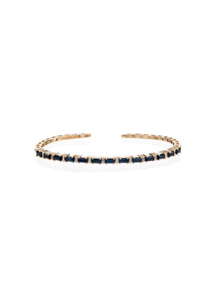 Suzanne Kalan 18kt Yellow Gold Diamond Bracelet - Blue