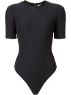 Alix 'mikoh' Bodysuit, Women's, Size: Small, Black, Leather/nylon/spandex/elastane