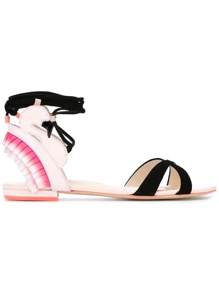 Sophia Webster Ruffled Detail Flat Sandals