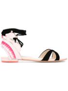 Sophia Webster Ruffled Detail Flat Sandals