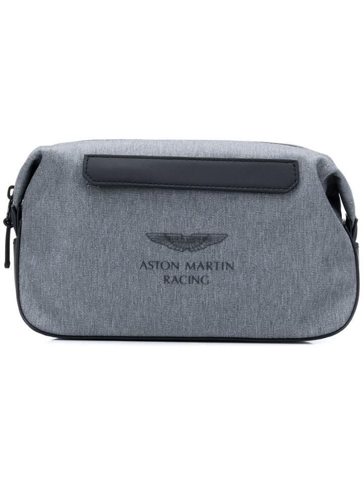 Hackett Aston Martin Racing Pro Washbag - Grey
