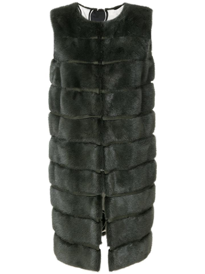 Simonetta Ravizza Dora Sleeveless Jacket - Green