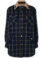 Twin-set Checked Button Shirt-jacket - Blue