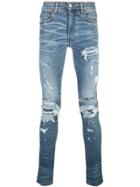 Amiri Skinny Distressed Jeans - Blue