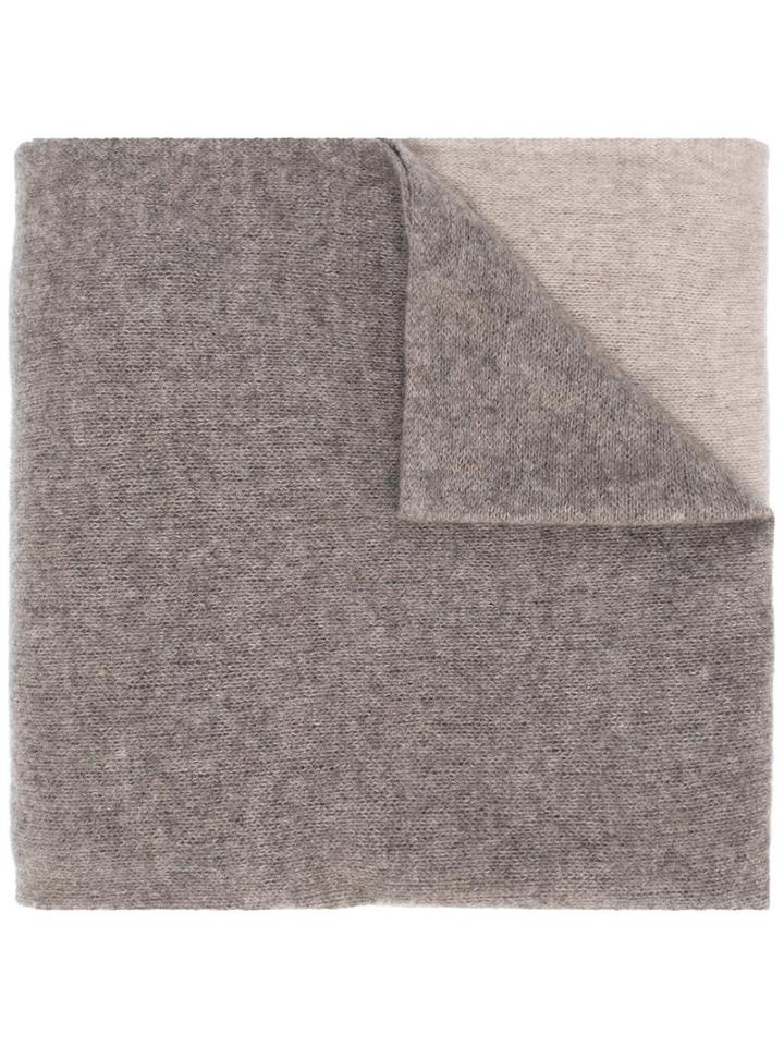 Danielapi Bicolour Scarf, Women's, Nude/neutrals, Cashmere