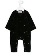 Rykiel Enfant - Rhinestone Embellished Romper - Kids - Cotton/polyester - 12 Mth, Black