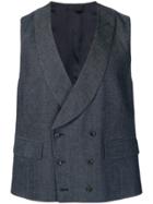 Gabriele Pasini Double Breasted Waistcoat - Blue