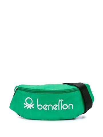 Benetton Embroidered Logo Belt Bag - Green
