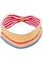 Rykiel Enfant - Striped Hair Band - Kids - Cotton - 42 Cm, White