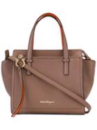 Salvatore Ferragamo Tote Bag, Women's, Brown, Calf Leather