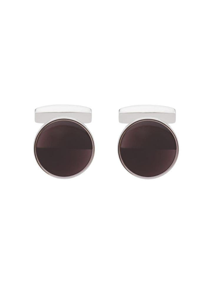 Boss Hugo Boss Circle Inlay Cufflinks - Purple