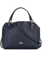 Coach Removable Strap Tote, Women's, Blue, Leather