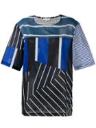 Pierre-louis Mascia - Multi-stripe T-shirt - Women - Cotton - M, Blue, Cotton