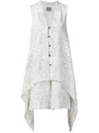 Maiyet Printed Button Dress, Women's, Size: 10, White, Silk