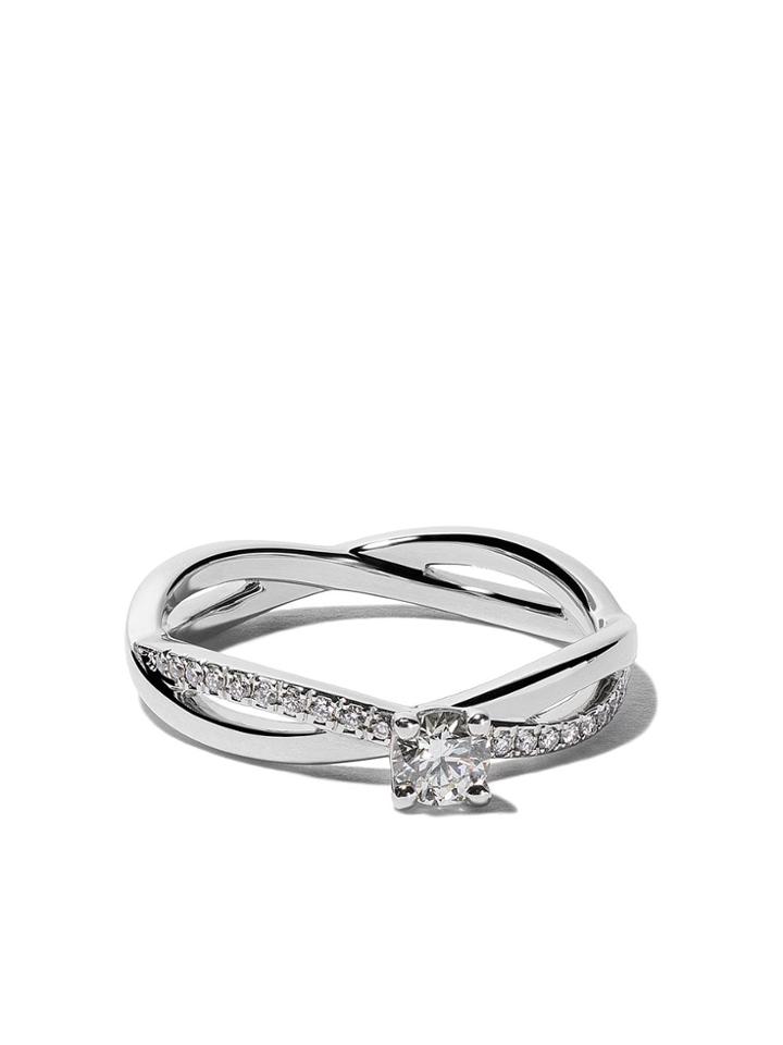 De Beers Platinum My First De Beers Infinity Solitaire Diamond Ring