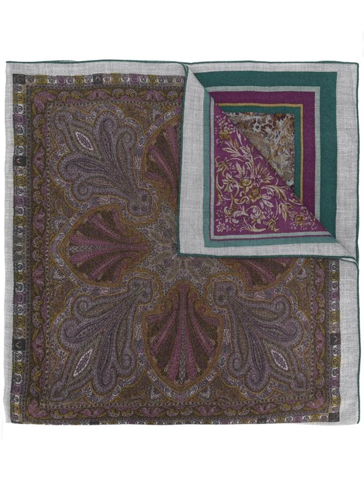 Loro Piana Printed Cashmere Scarf - Multicolour