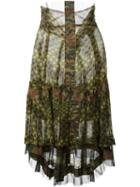 Comme Des Garcons Vintage Camouflage Polka Dot Skirt Dress