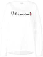 Drifter - Filius Printed Layered Top - Women - Cotton - Xs, White, Cotton