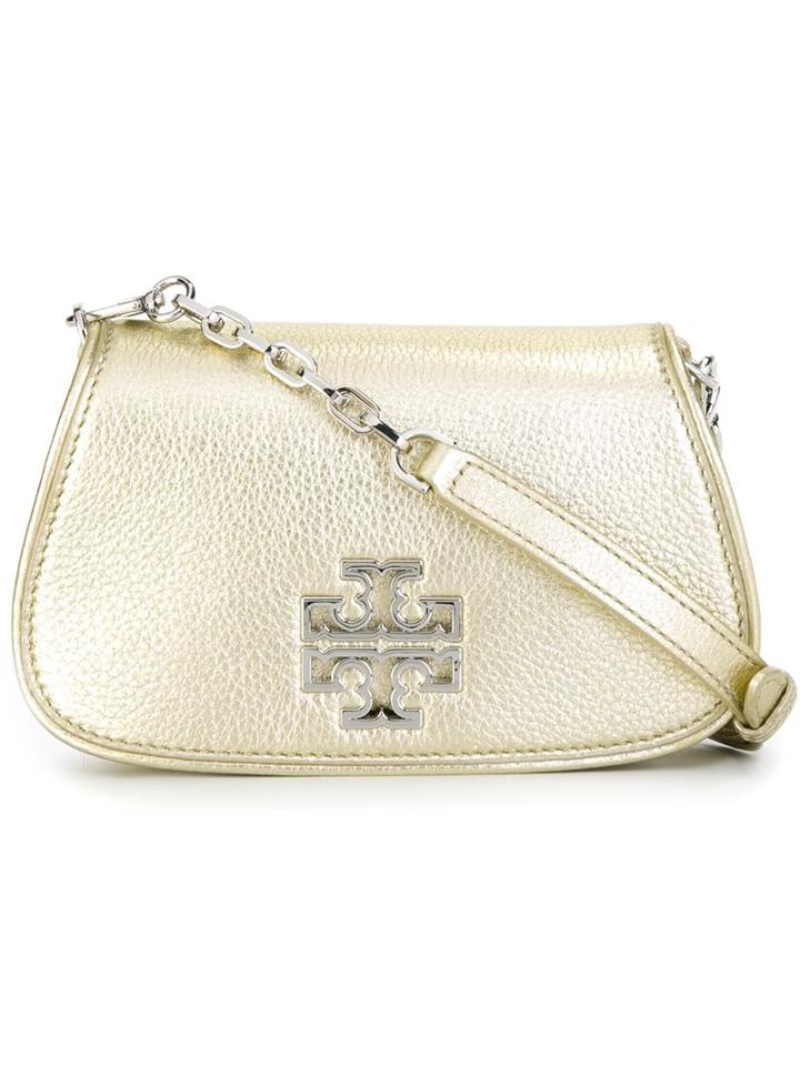 Tory Burch Britten Crossbody Bag, Women's, Grey, Leather