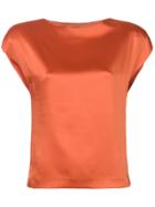 Chalayan Sculpted Fitted Top - Yellow & Orange