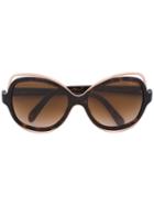 Emilio Pucci - Oversized Sunglasses - Women - Acetate/metal - 57, Brown, Acetate/metal