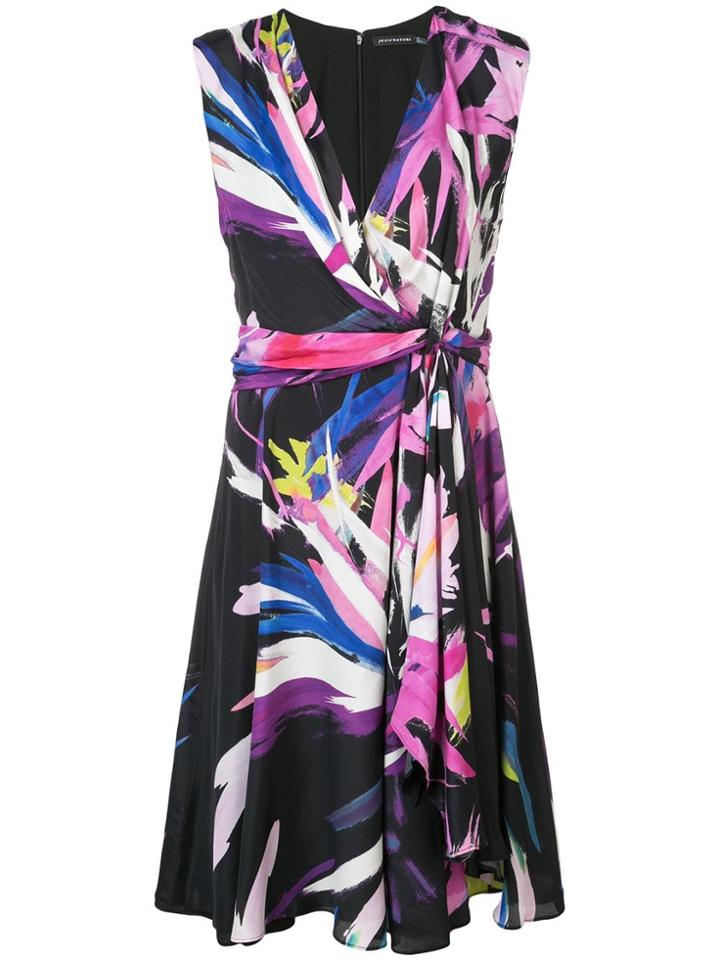Josie Natori Printed Midi Dress - Pink