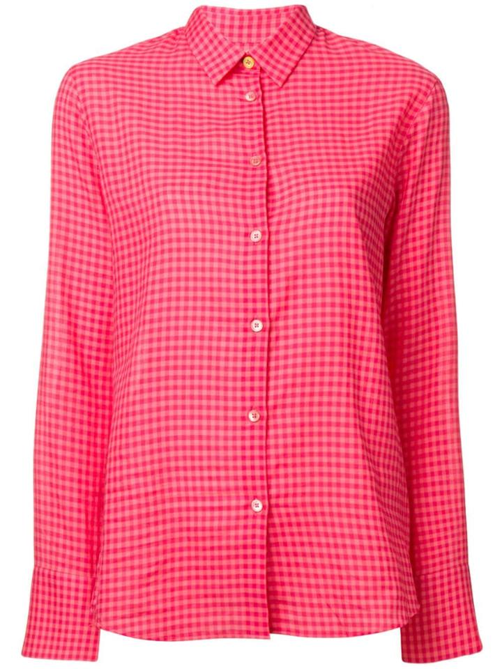 Ps Paul Smith Gingham Shirt - Pink
