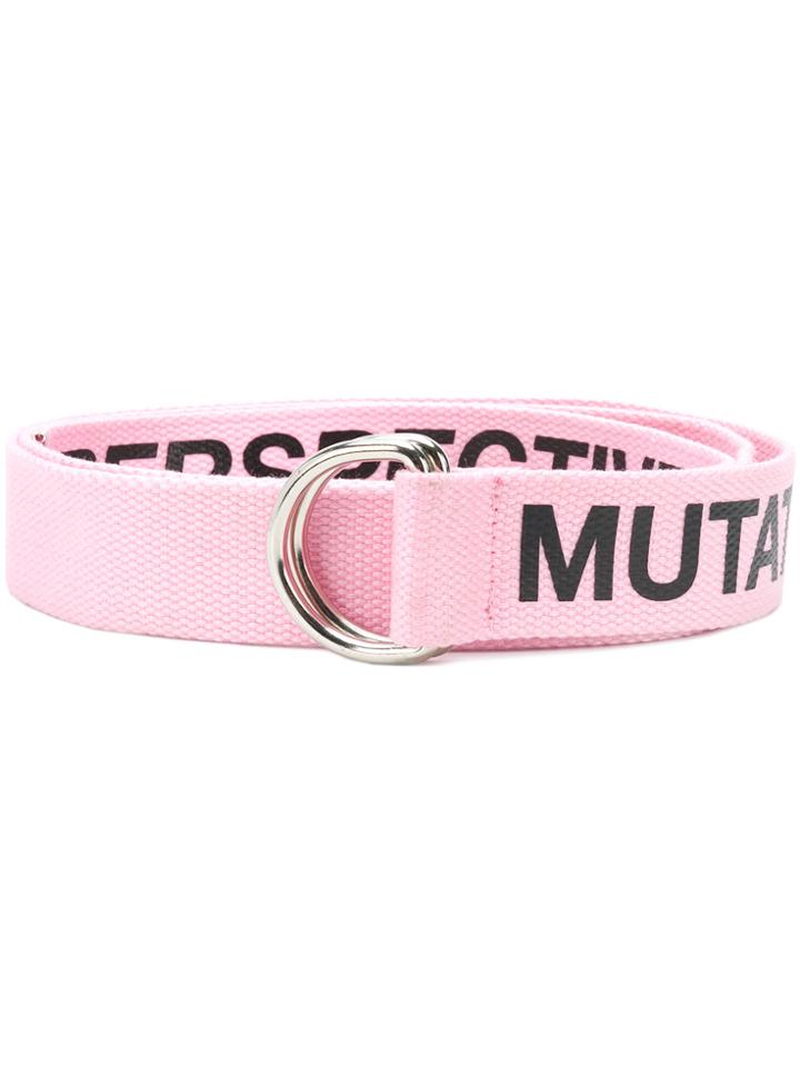 P.a.m. Slogan D-ring Belt - Pink & Purple
