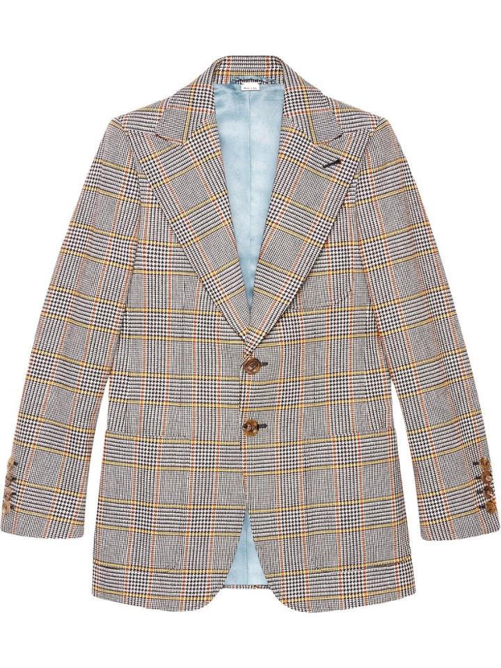 Gucci Check Cotton Jacket - Neutrals