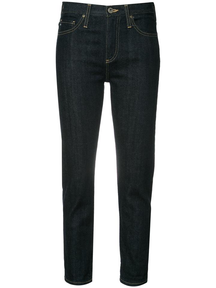 Ag Jeans Skinny Cropped Jeans, Women's, Size: 26, Blue, Cotton/polyurethane